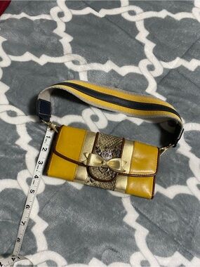 My Flat in London yellow purse bag wristlet wallet